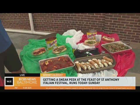 Video thumbnail: Where's Alexus? Getting a sneak peek at the feast to expect in Little Italy this weekend