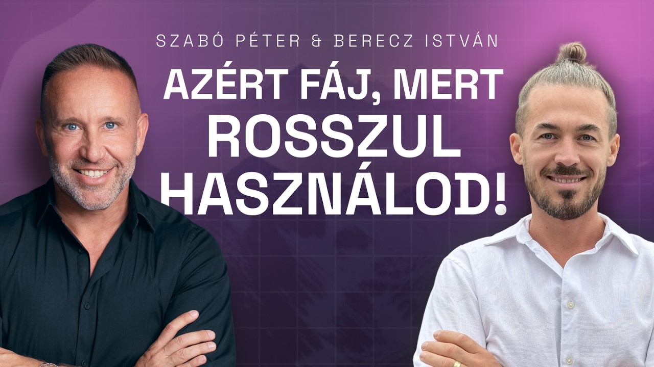 A modern élet tönkreteszi a tested – így építsd újra lépésről lépésre | Berecz István & Szabó Péter