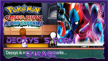 Pokémon ORAS: How to change Deoxys´s Form!