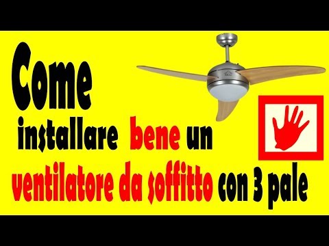 Video: Come si aggiorna un ventilatore da soffitto esistente?