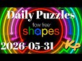 Flow Free Shapes - Daily Puzzles - 2026-05-31 - May 31st 2026