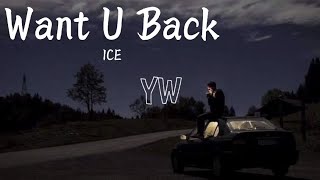 Miniatura del video "ICE-Want U Back【如果活着不是为了见到你 把我自己骗到底 伤心的人别去听快歌 我讨厌那些贱道理 】动态歌词"