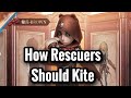 How to kite as rescuer early game