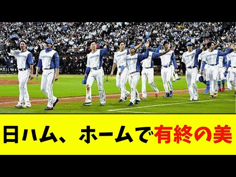 日ハム、ホームで有終の美【なんJ反応】