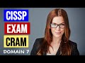 CISSP EXAM CRAM - DOMAIN 7 Security Operations