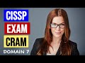 CISSP Domain 7 Security Ops Cram (2022 Updated) 🔒