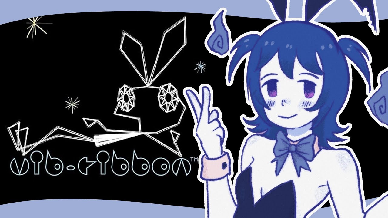 【Vib-Ribbon】funny bunny #retrogaming #vtuberespañol - YouTube