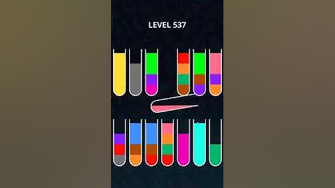 COLOR SORT PUZZLE LEVEL 537