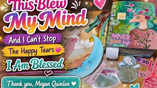 What A Very Unexpected Blessing * Megan Quinlan * Art Journal Pieces
happy Mail that blew my mind from Megan Quinlan. art journal. artist. watercolor. blessed. thank you
@meganquinlanstudio105 What A Very Unexpected Blessing * Megan Quinlan * Art Journal Pieces