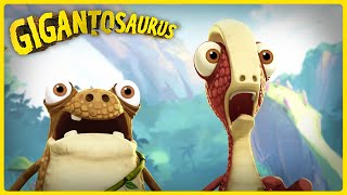 😨 Bill Is Too Scared to Cross… But Tiny Is in Danger | Gigantosaurus