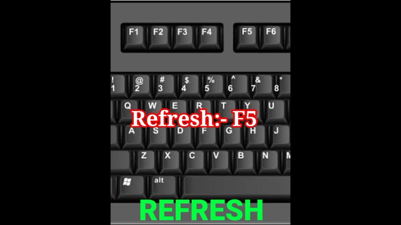 Refresh shortcut key in computer computer refresh 