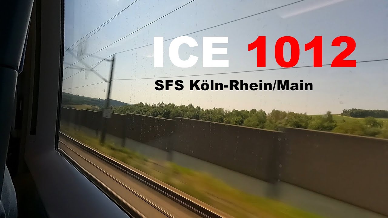 [300 km/h] ICE 3 Mitfahrt Frankfurt Flugh Fernbf - Köln Messe/Deutz ...