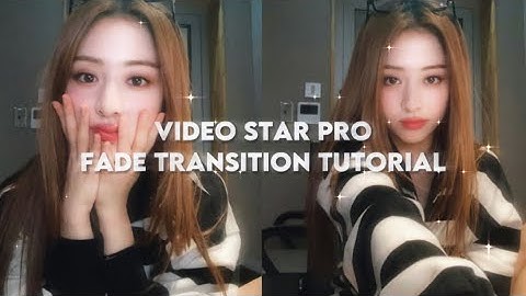video star paid fade transition tutorial + qr code