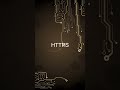 HTTPS Explained in 60 Seconds! 🔒 Web Security 101 - Must-Watch Tech Shorts #Shorts