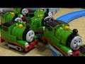パラパラきかんしゃトーマス パーシー夜の走行練習 Thomas and Team Percy