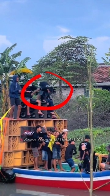 Crew sound horeg terjatuh,Hari apes tidak ada di kalender 😭‼️#fypviral #shorts