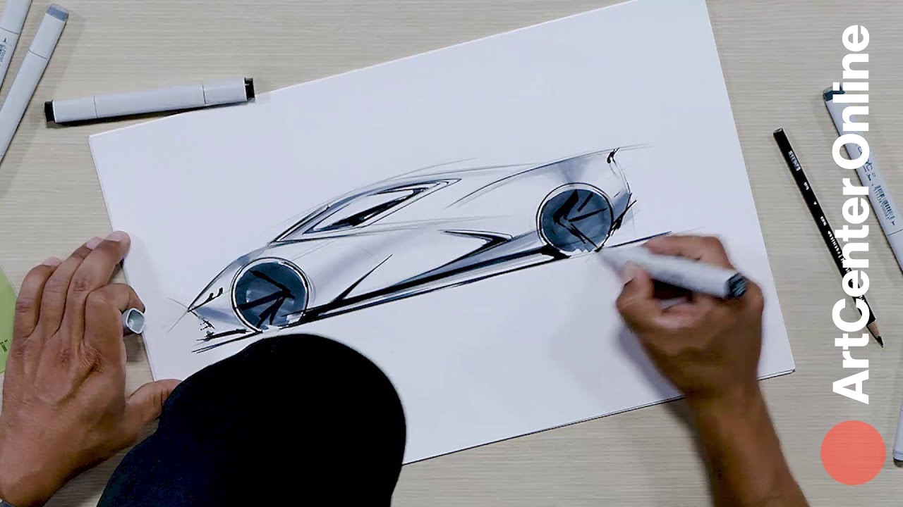 How to draw cars - Simple tricks using only a $0.50 pen TRY THIS! - YouTube