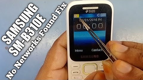 SAMSUNG SM-B310E No Network Found Fix All Keypad Solution