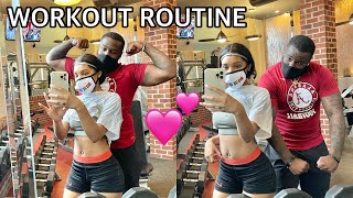 COUPLES WORKOUT ROUTINE (day in the life vlog)