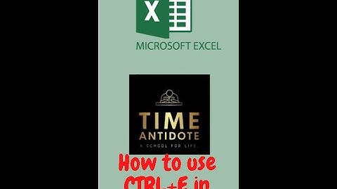 How to use CTRL+E in Excel - Flash Fill – the Magic of Ctrl + E! - Excel Ctrl E Magic #shorts