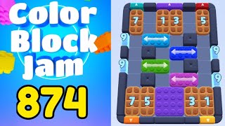 Color Block Jam Level 874 Solution