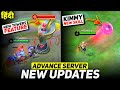 ADVANCE SERVER NEW UPDATES : Fanny Nerf, Tower New Feature, Kimmy New Skill &amp; New Cards Rewards