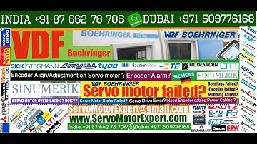 VDF Boehringer CNC Repair, Heidenhain Absolute Encoder Memory Adjustment, servo motor not working