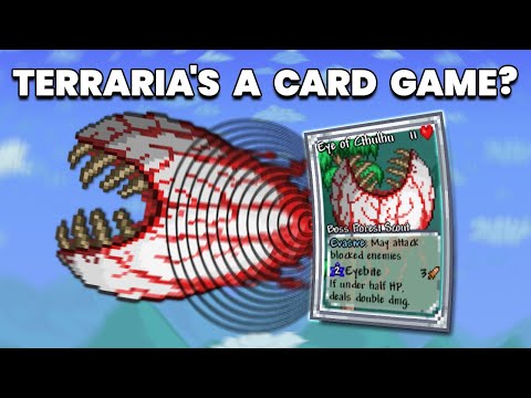 Transforming Terraria into a Card Game using This Mod..