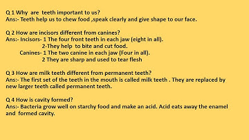 Class 4, Science, Chapter-2, By Minakshi Beri