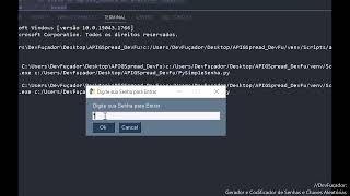 Codificador e Gerador de Senhas e Chaves Aletárioas com Python e PySimpleGUI