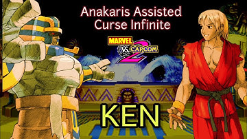 Marvel vs Capcom 2 (MVC2): Anakaris Assisted Curse Infinite (Loop) with Ken (Curse#1)