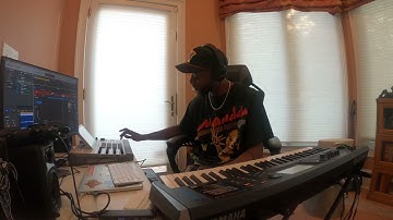 Making a beat with no samples. Using Yamaha Modx, MPC XSE, Logic Pro X