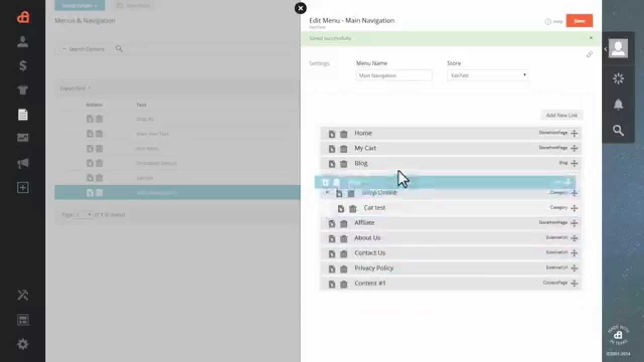 Blogs - Adding the Blog Link to Your Navigation