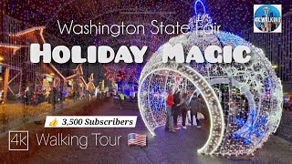 Experience the Holiday Magic at WA State Fair in Puyallup, WA 🇺🇸/13-day Festive Event Magic Season !