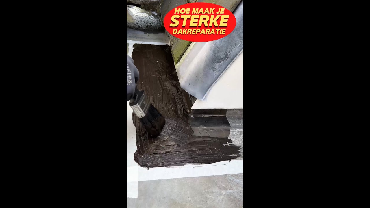 Вот как можно сделать крепкий временный ремонт цинково-битумного покрытия 