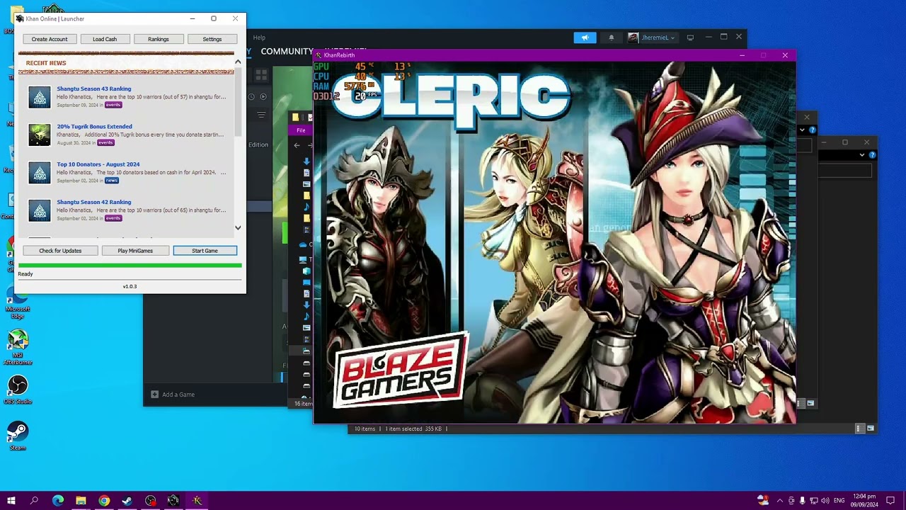 Khan Online Steam Not Showing Weapon Fix