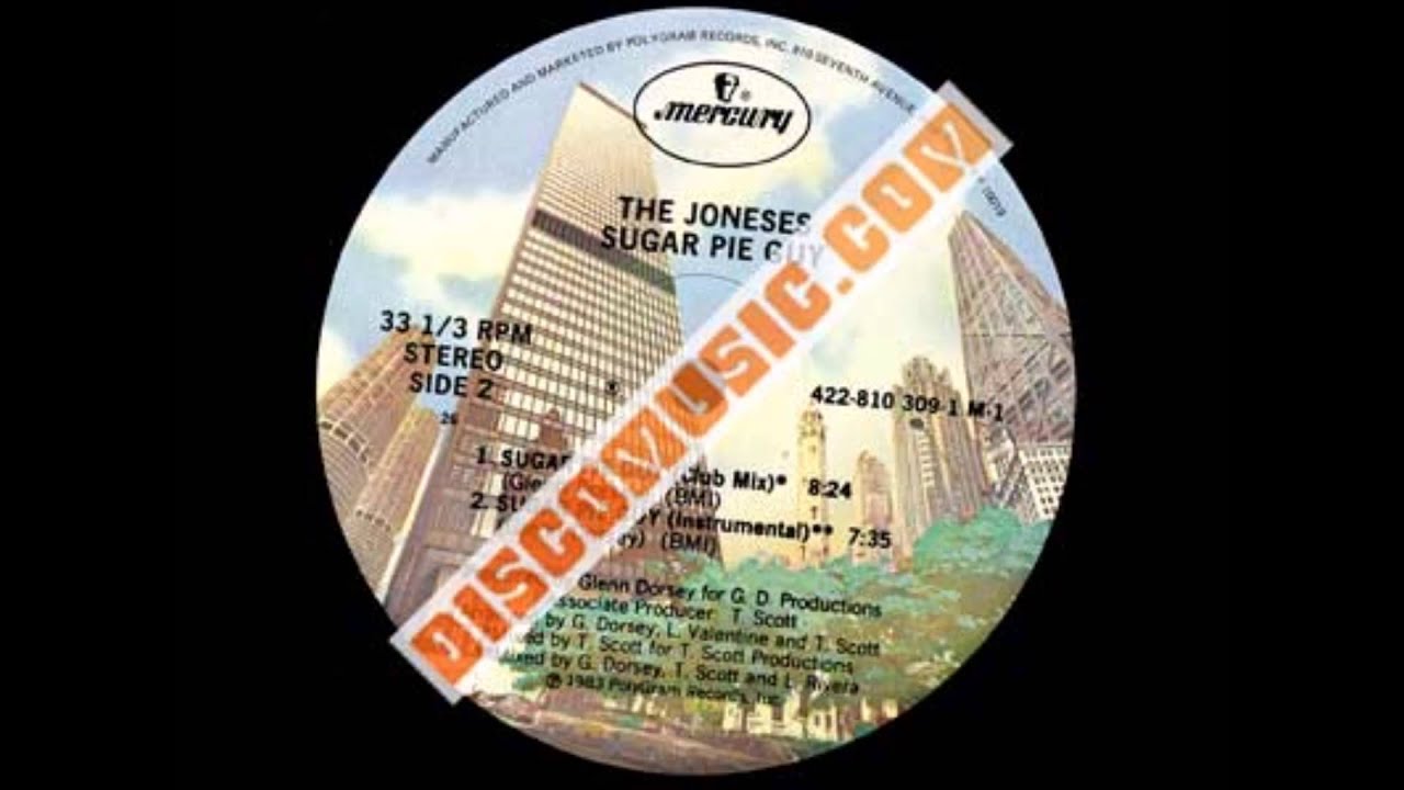 Joneses ‎ Sugar Pie Guy Mercury 422810 3091 12'' extended Mix