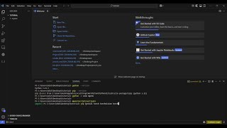 Installing PyTorch in VScode  (CPU computer).