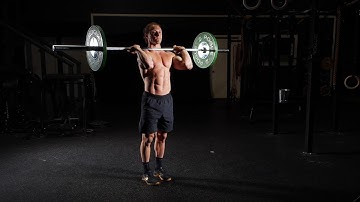 Barbell Front Rack Reverse Lunge