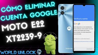 ✅ Moto E22 FRP | Eliminar cuenta Google Moto E22 XT2239-9 | Quitar cuenta Google Moto E22 XT2239-9