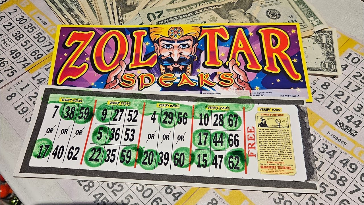 Золтар сообщает о выигрыше в бинго в размере 500 долларов! 