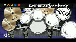 Danieze Santiago- Só eu sei - kit real drum Teck Batera