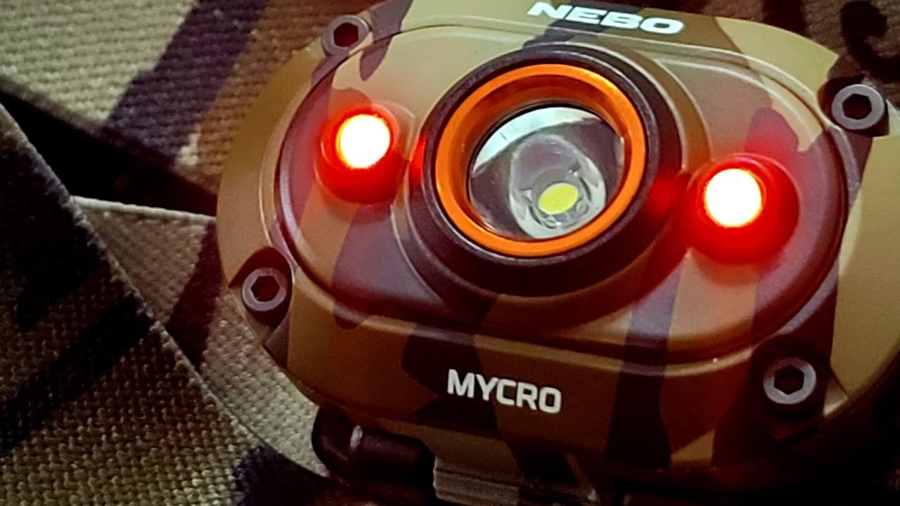 NEBO MYCRO Headlamp/Cap light MOSSY OAK - Bottomland Camo - YouTube