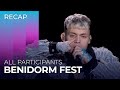 Benidorm fest 2024 spain  all participants  recap
