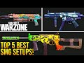 Call Of Duty WARZONE: TOP 5 BEST SMG SETUPS To Use! (WARZONE Best Loadouts)