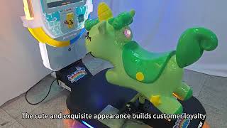 Riding into a Dream! 🦄 Magical Unicorn & Deer Kiddie Ride with Interactive Video Screen #kiddieride screenshot 1