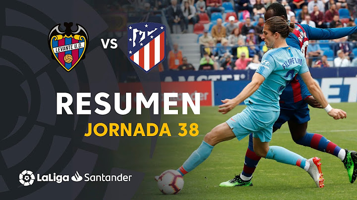 Highlights Levante UD vs Atlético de Madrid (2-2)