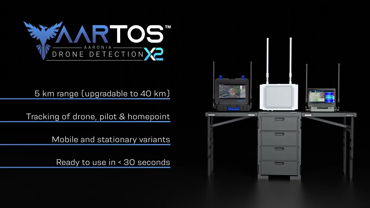 AARTOS X2 Drone Detection System Trailer 4k