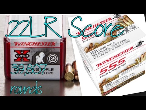.22LR score of Winchester White Box & Super X Super Speed from Dick's Sporting Goods!