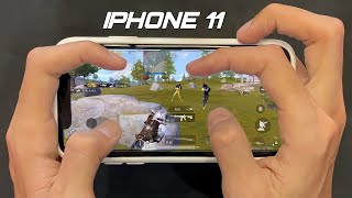 IPHONE 11 HANDCAM IN 2026 🔥/Super Smooth+Extreme PUBG Gaming Test😍/ NEW IOS 18.5 Livik Gameplay! screenshot 3